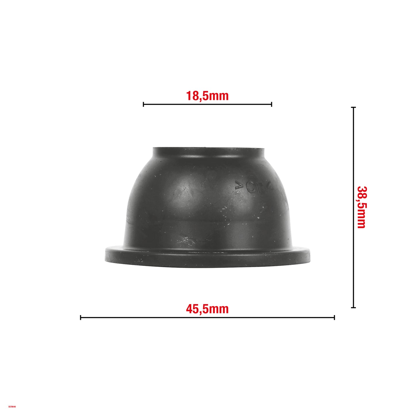 SOUFFLET DE ROTULE DE SUSPENSION 18,5X45,5X38,5MM G18.5 WOMI W640 BOITE DE 10