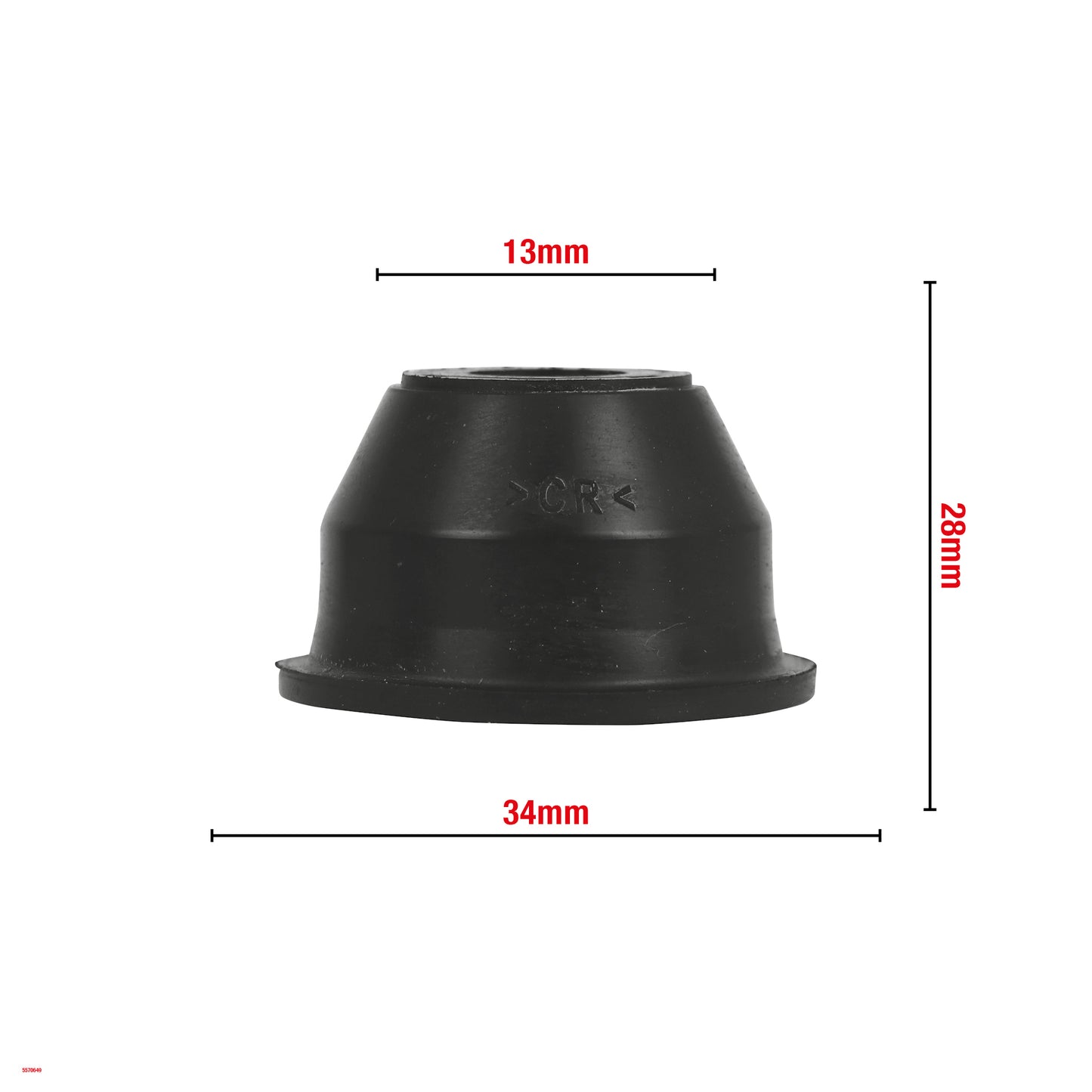 SOUFFLET DE ROTULE DE SUSPENSION 13X34X28MM G13 WOMI W649 BOITE DE10