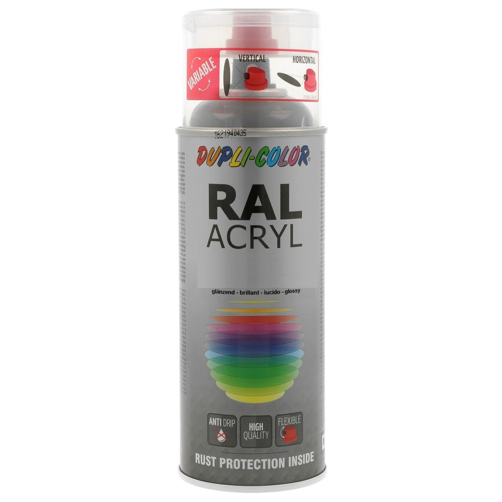 PEINTURE ACRYL RAL 9016 BLANC TRAFFIC SATINE 400 ML DUPLI COLOR