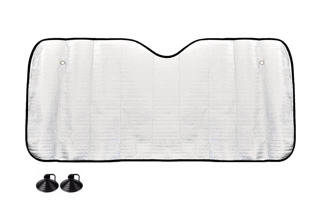 PARE-SOLEIL SOUPLE 145X70CM AVEC VENTOUSES