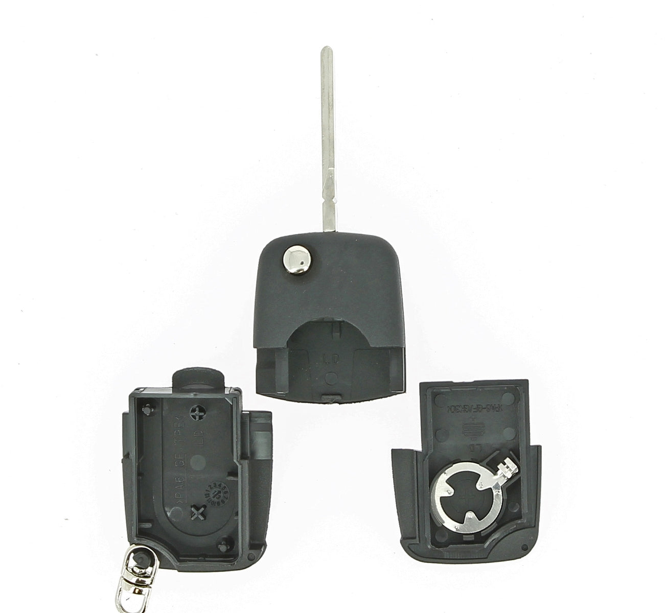 COQUE CLE ADAPTABLE POUR AUDI 2 BOUTONS LAME FRAISEE KEYSKAR