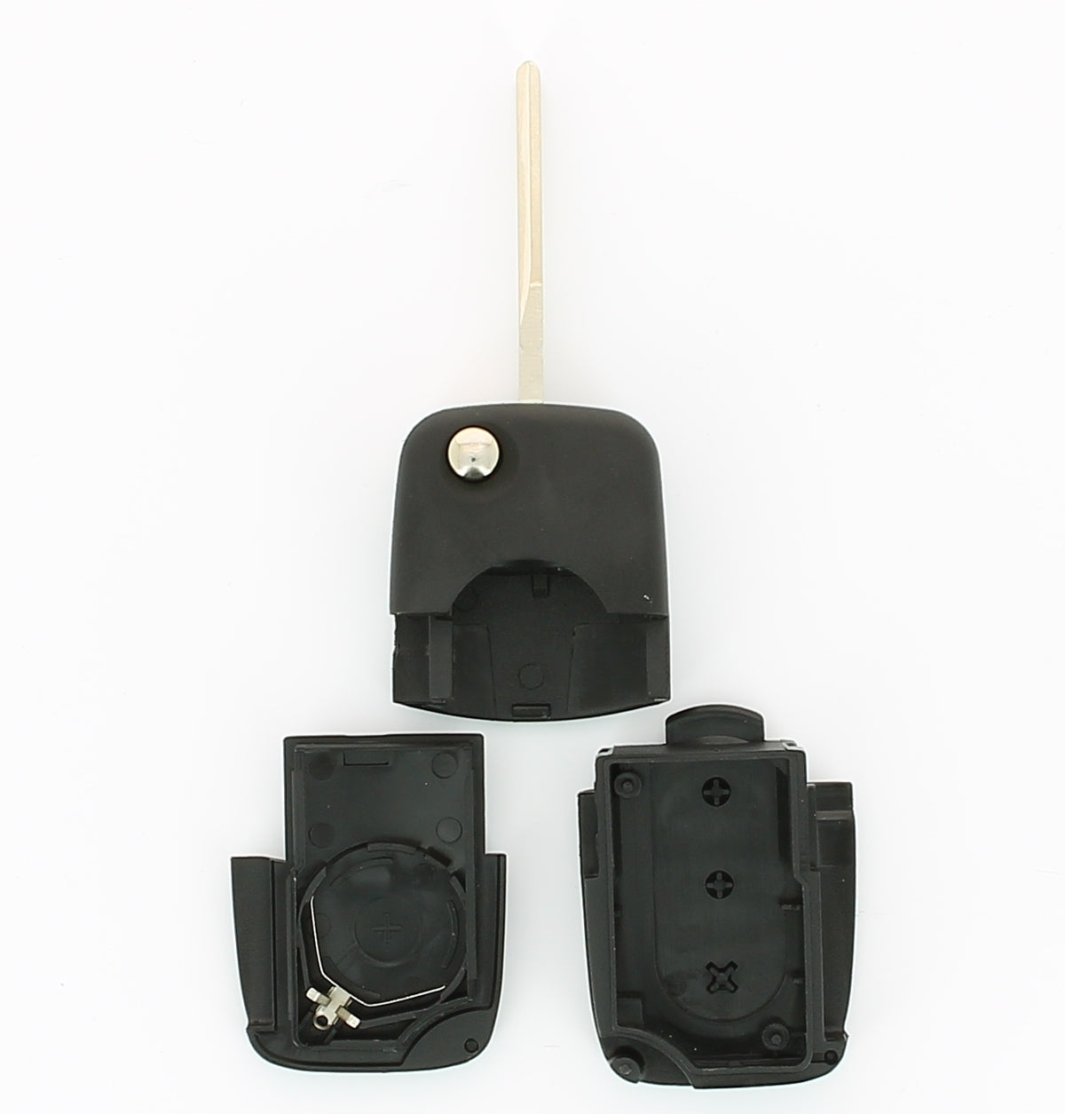 COQUE CLE ADAPTABLE POUR AUDI 3 BOUTONS LAME FRAISEE KEYSKAR