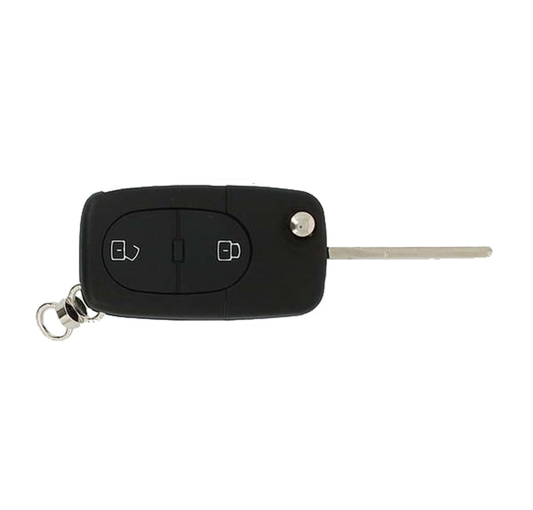 COQUE CLE ADAPTABLE AUDI 2 BOUTONS LAME FRAISEE RETRACTABLE 8MM