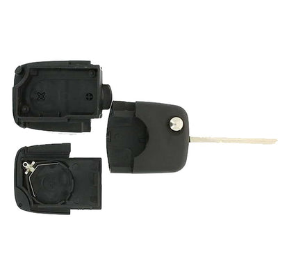 COQUE CLE ADAPTABLE AUDI 2 BOUTONS LAME FRAISEE RETRACTABLE 8MM