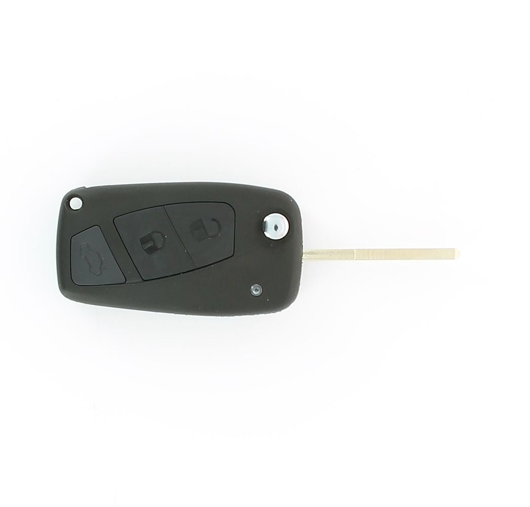 COQUE CLE ADAPTABLE FIAT 3 BOUTONS LAME FRAISEE RETRACTABLE 7MM
