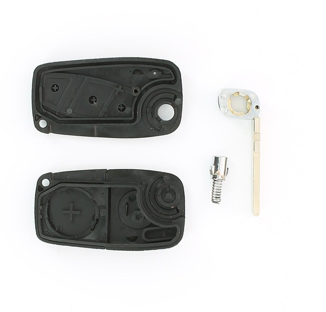 COQUE CLE ADAPTABLE FIAT 3 BOUTONS LAME FRAISEE RETRACTABLE 7MM