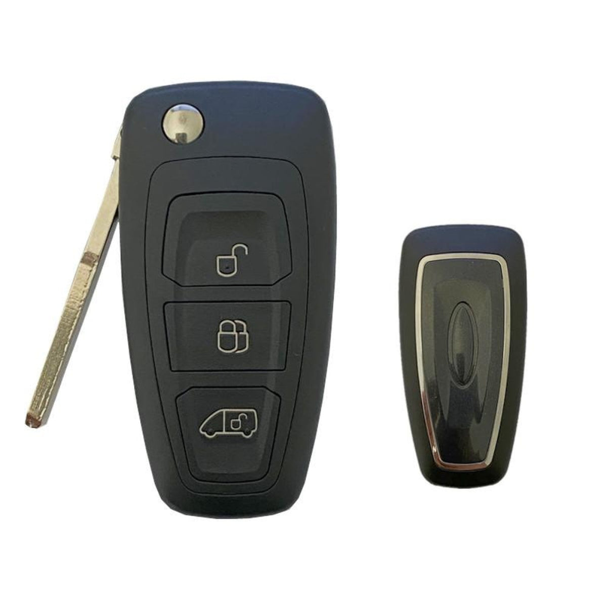 COQUE CLE ADAPTABLE POUR FORD 3 BOUTONS LAME RETRACTABLE FRAISEE KEYSKAR