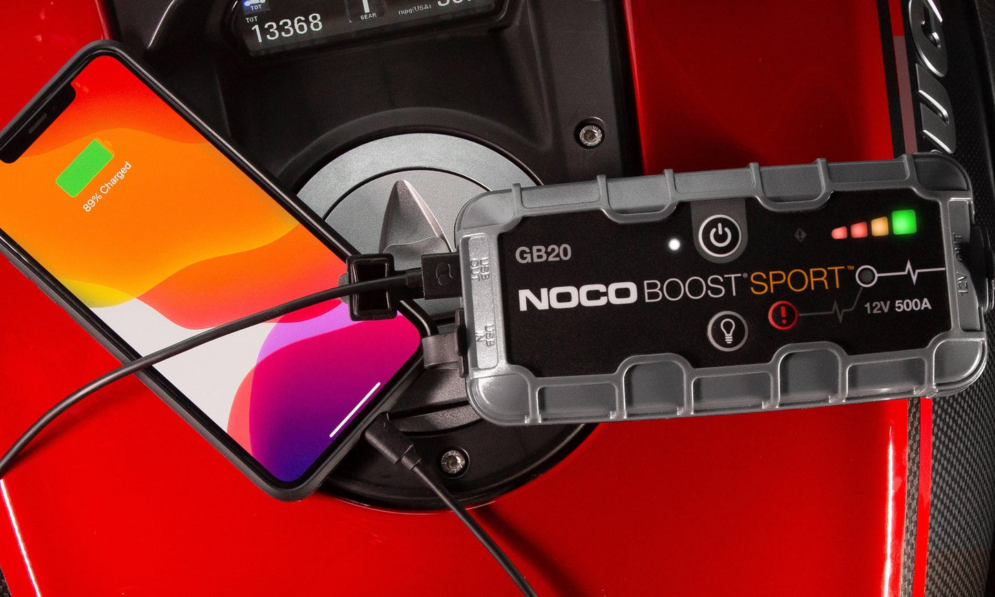 BOOSTER DEMARRAGE NOCO GB20 12V 500A 4.0L