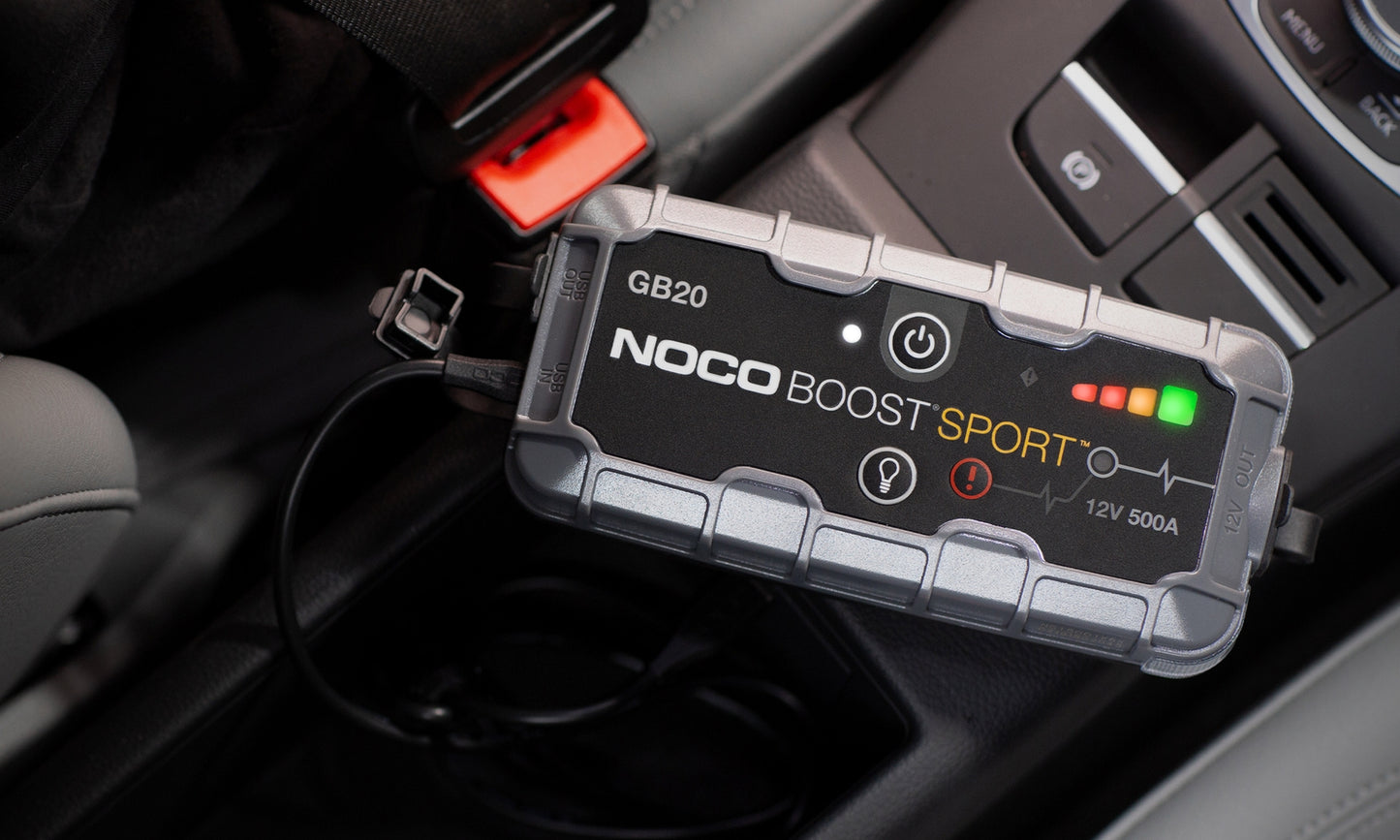 BOOSTER DEMARRAGE NOCO GB20 12V 500A 4.0L
