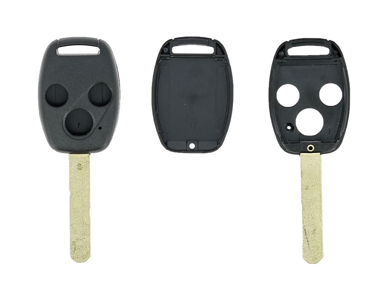 COQUE CLE ADAPTABLE HONDA 3 BOUTONS LAME FRAISEE FIXE 9MM