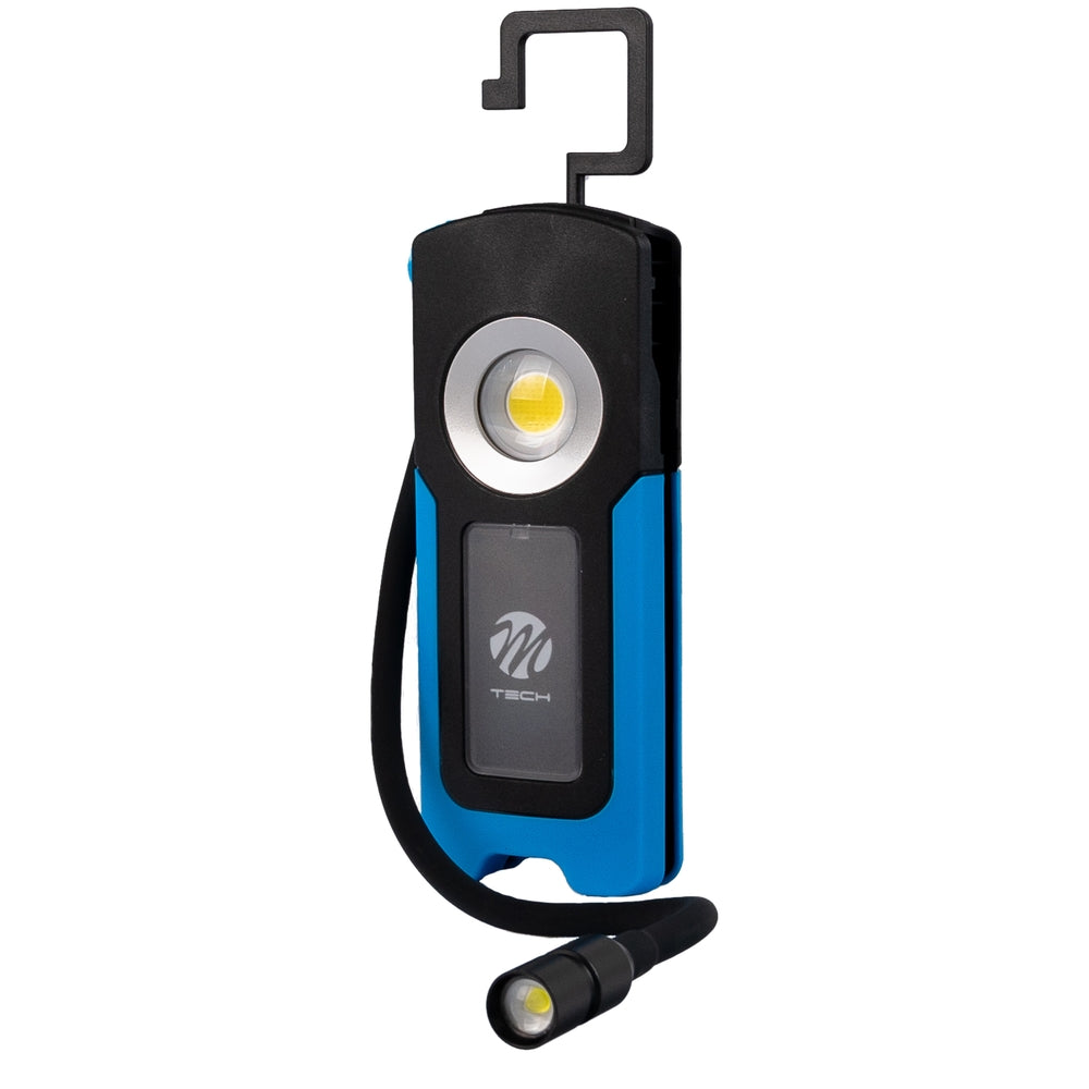 LAMPE D'INSPECTION MTECH PRO 1700LUMENS 15W + 3W COB + ECLAIRAGE FLEXIBLE 30CM