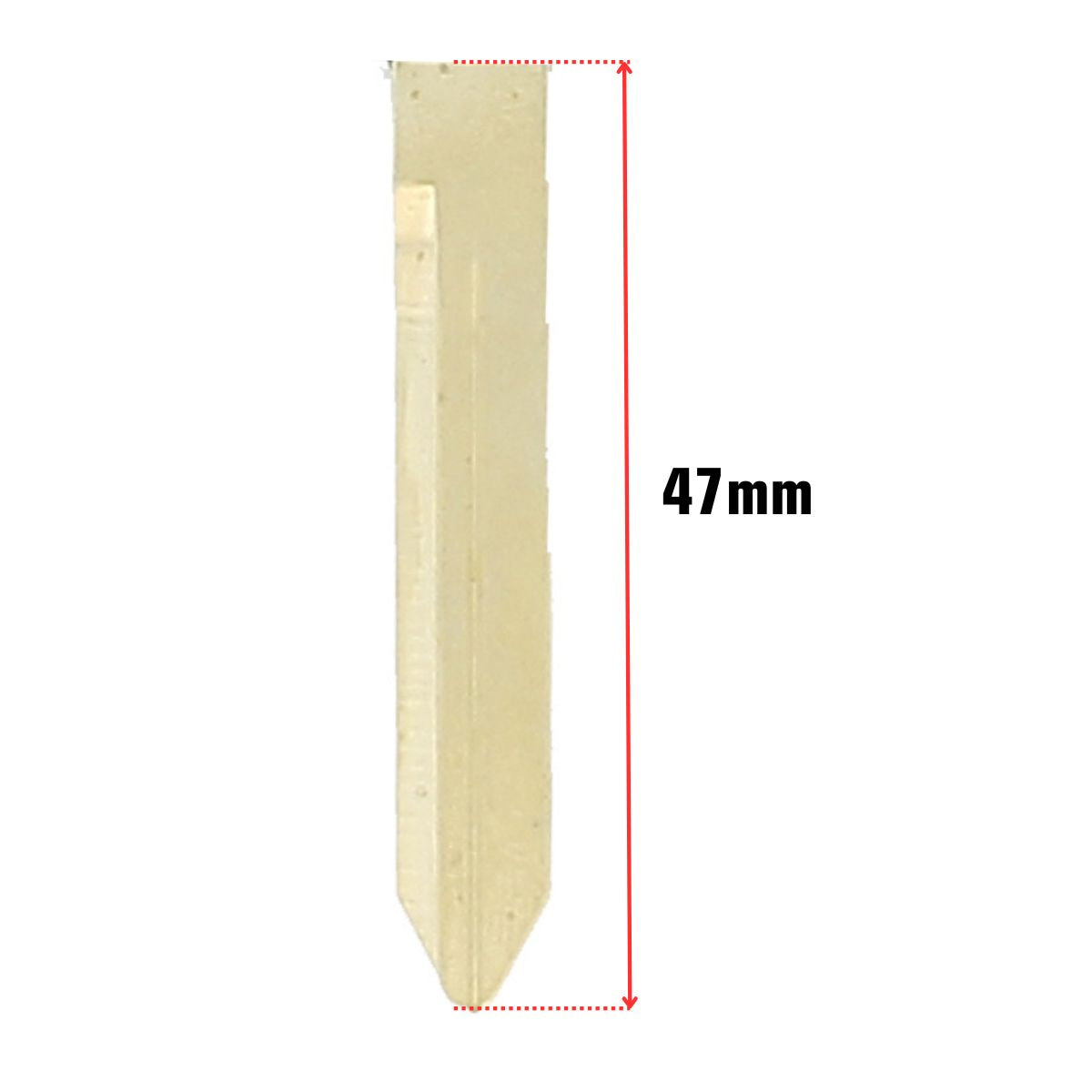 COQUE CLE ADAPTABLE POUR TOYOTA 2 BOUTONS LAME CRANTEE KEYSKAR