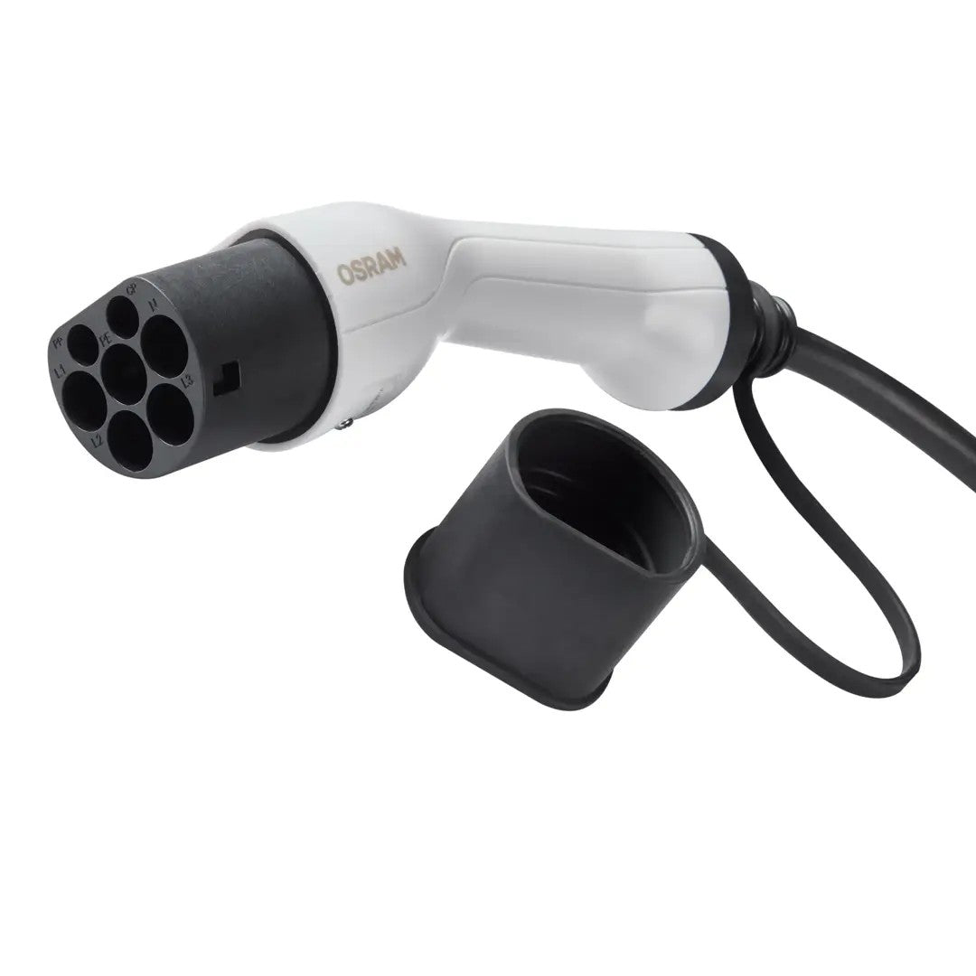 CABLE DE CHARGE VEHICULE ELECTRIQUE 7 BROCHES 16A, TYPE2  > TYPE 2 3,3kW 5M 3 PHASE