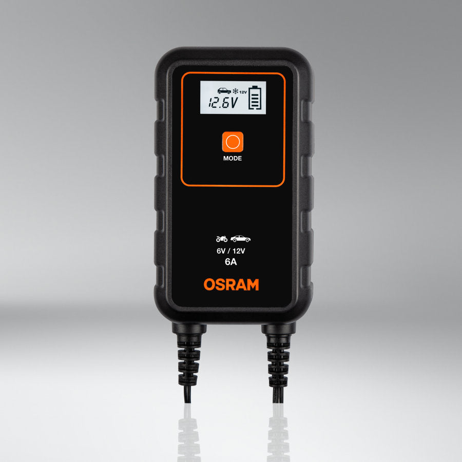 CHARGEUR BATTERIE INTELLIGENT+ MAINTIEN DE CHARGE 6A 6/12V OSRAM