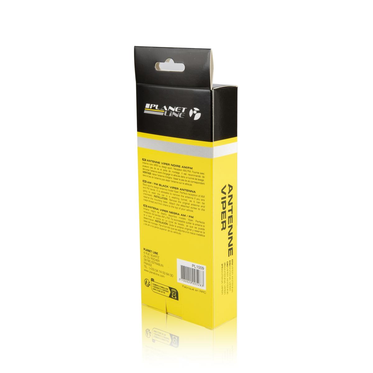 ANTENNE VIPER NOIRE PLANET LINE