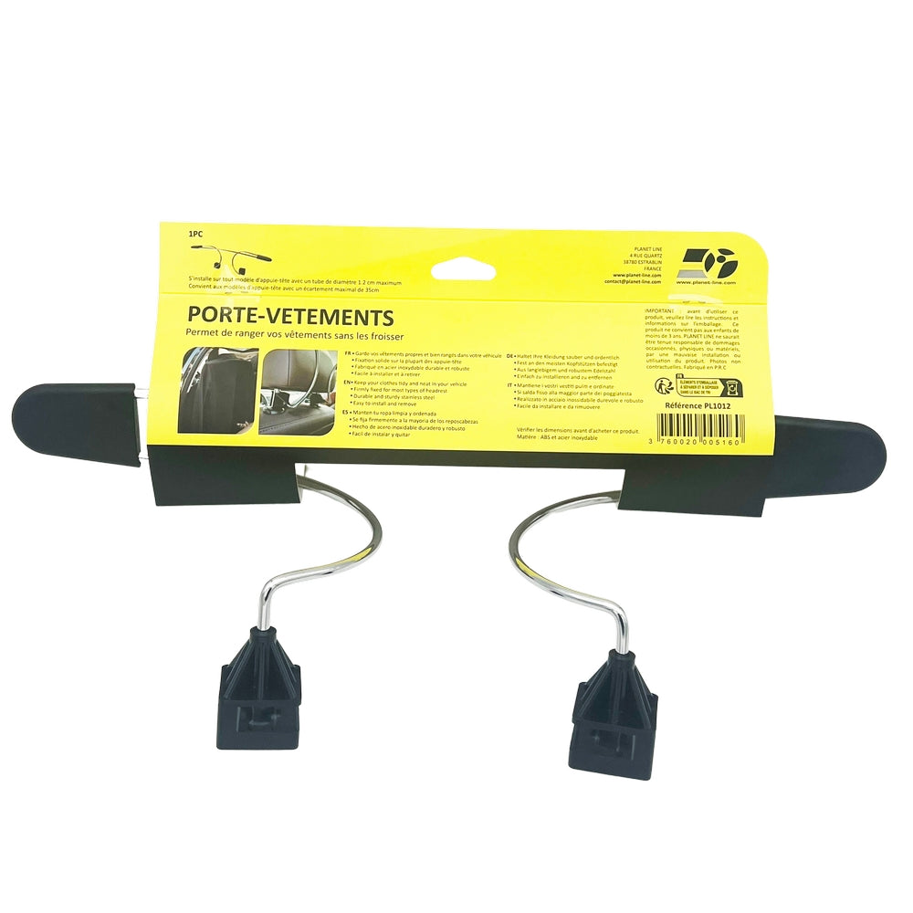 CINTRE PORTE-VETEMENTS POUR APPUIE-TETE