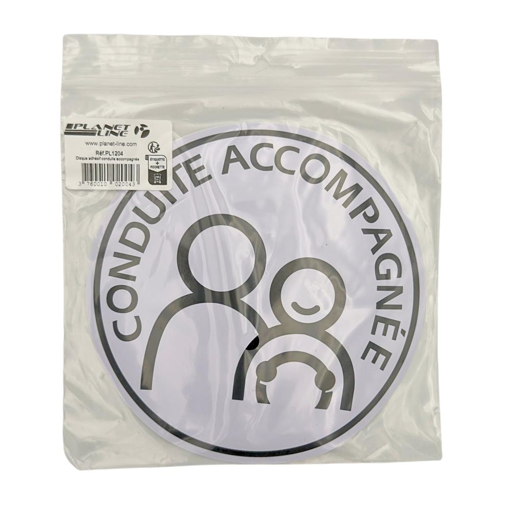 DISQUE ADHESIF "CONDUITE ACCOMPAGNEE"