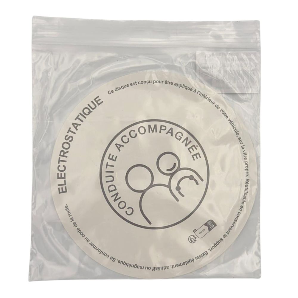 DISQUE ELECTROSTATIQUE "CONDUITE ACCOMPAGNEE"