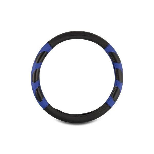 COUVRE VOLANT GRIP NOIR/BLEU/NOIR
