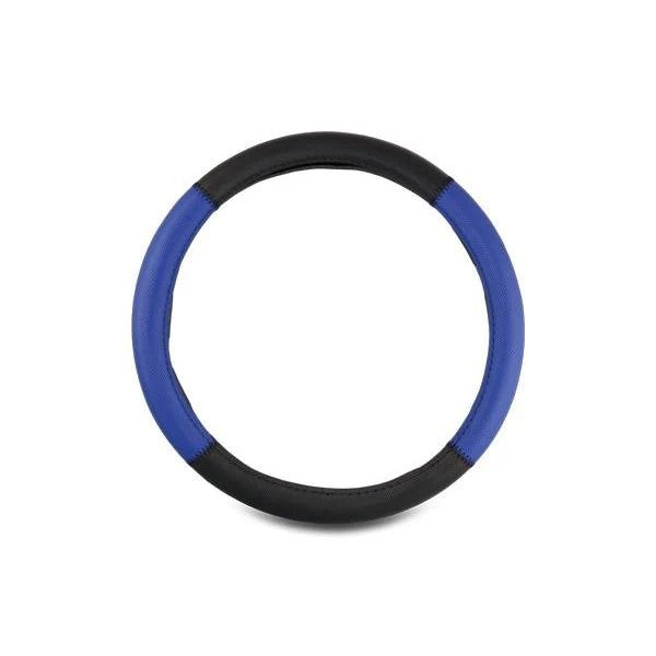 COUVRE VOLANT GRIP NOIR/BLEU/NOIR