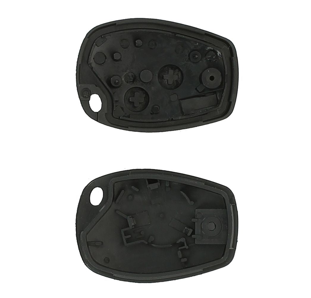 COQUE CLE ADAPTABLE RENAULT 2 BOUTONS LAME CRANTEE FIXE