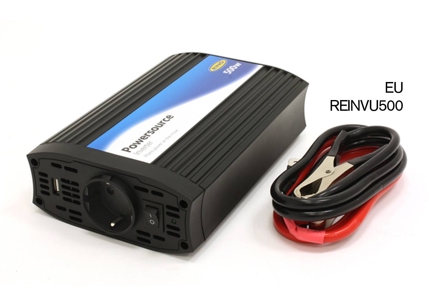 CONVERTISSEUR 12/230V 500 WATTS + USB 2A RING