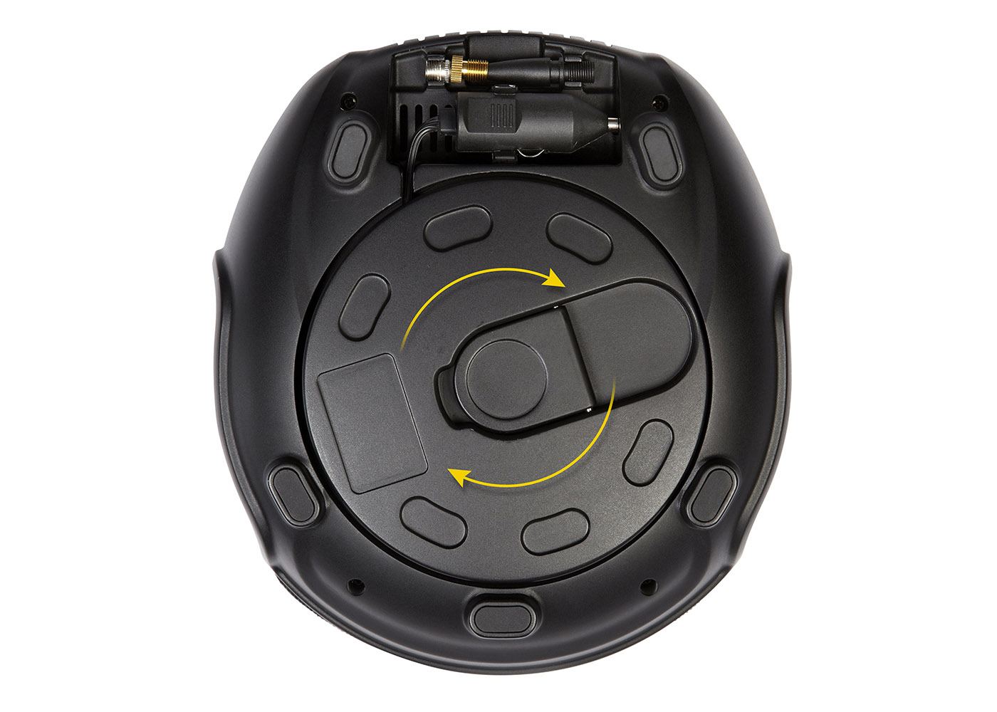 COMPRESSEUR D'AIR ANALOGIQUE 12V RING (PACKAGING FRANCAIS)