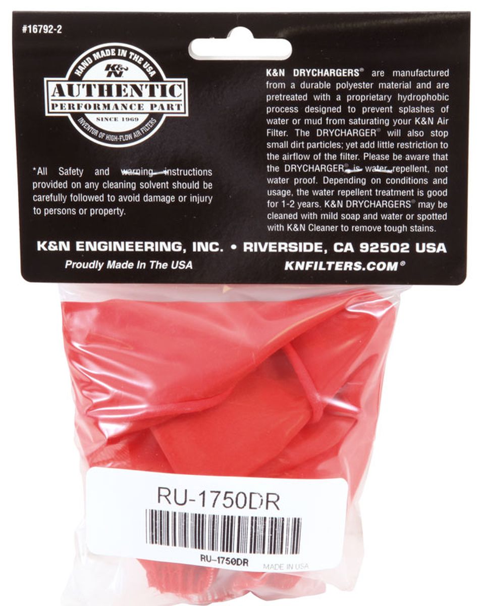 CHAUSSETTE DE RECHANGE K&N POUR FILTRE A AIR