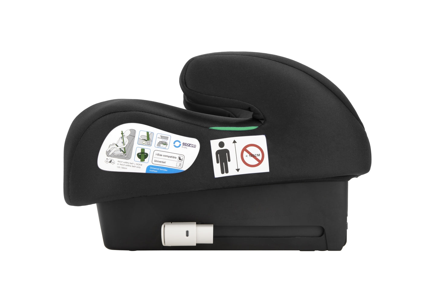 REHAUSSEUR BAS ISOFIX NOIR 125-150CM ECE R129 ISIZE SPARCO