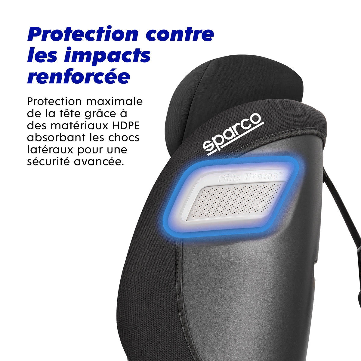 SIEGE ENFANT ISOFIX SPARCO 76-150CM ECE R129