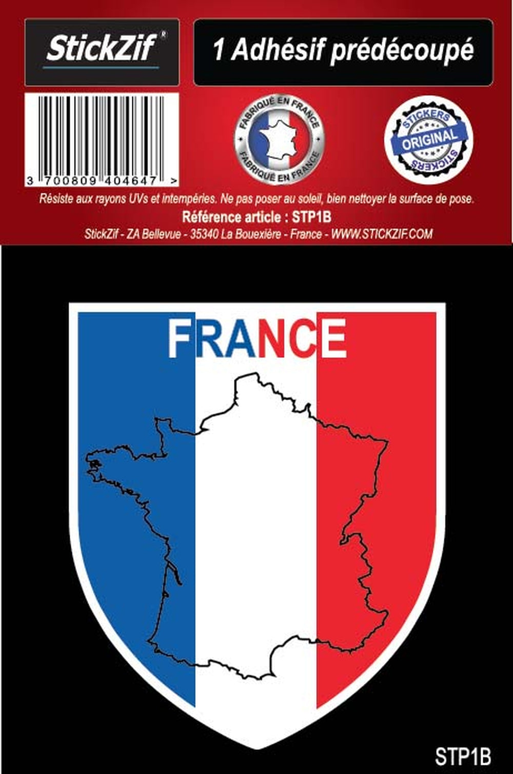 ADHESIF PAYS BLASON FRANCE X1