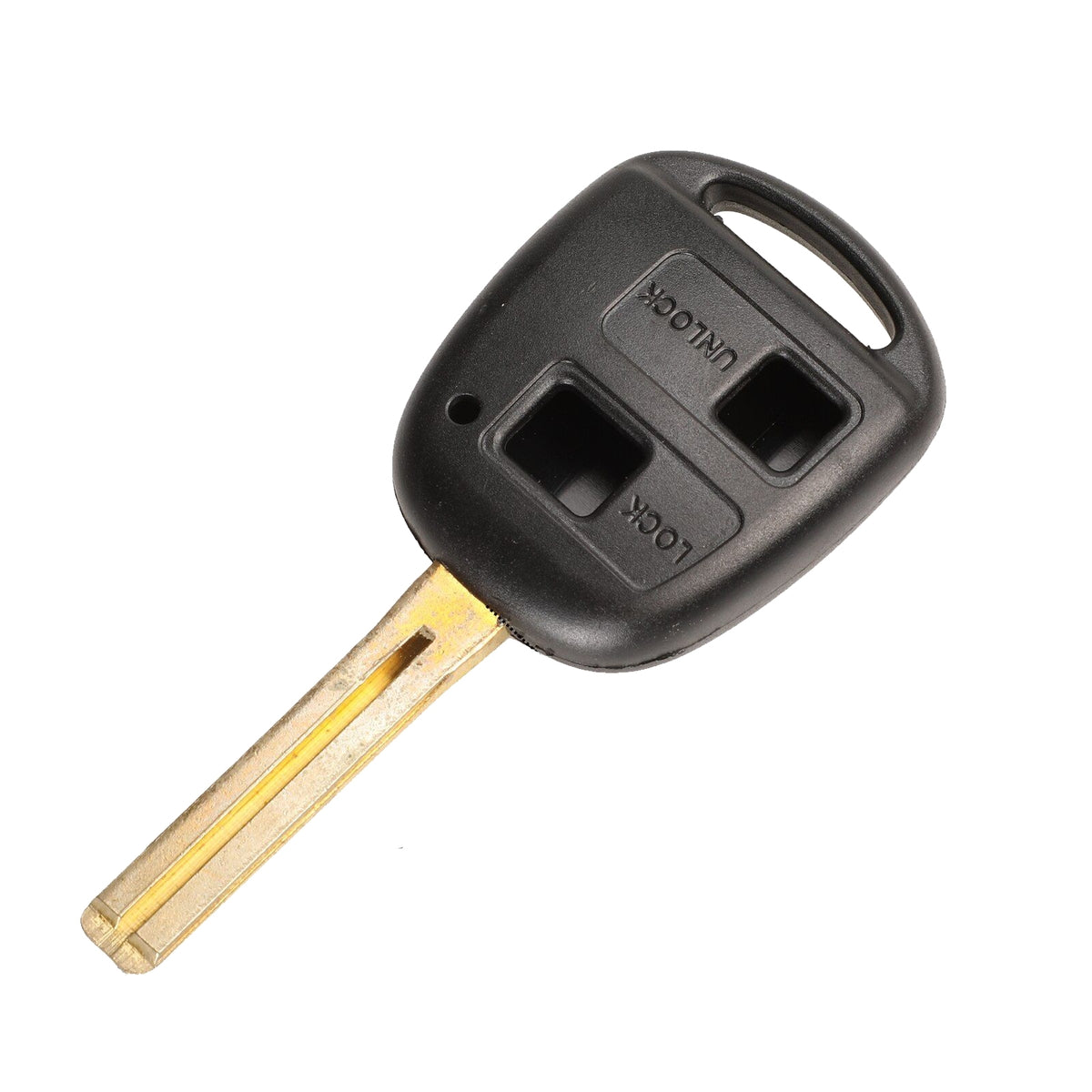 COQUE CLE ADAPTABLE POUR TOYOTA 2 BOUTONS LAME FRAISEE KEYSKAR
