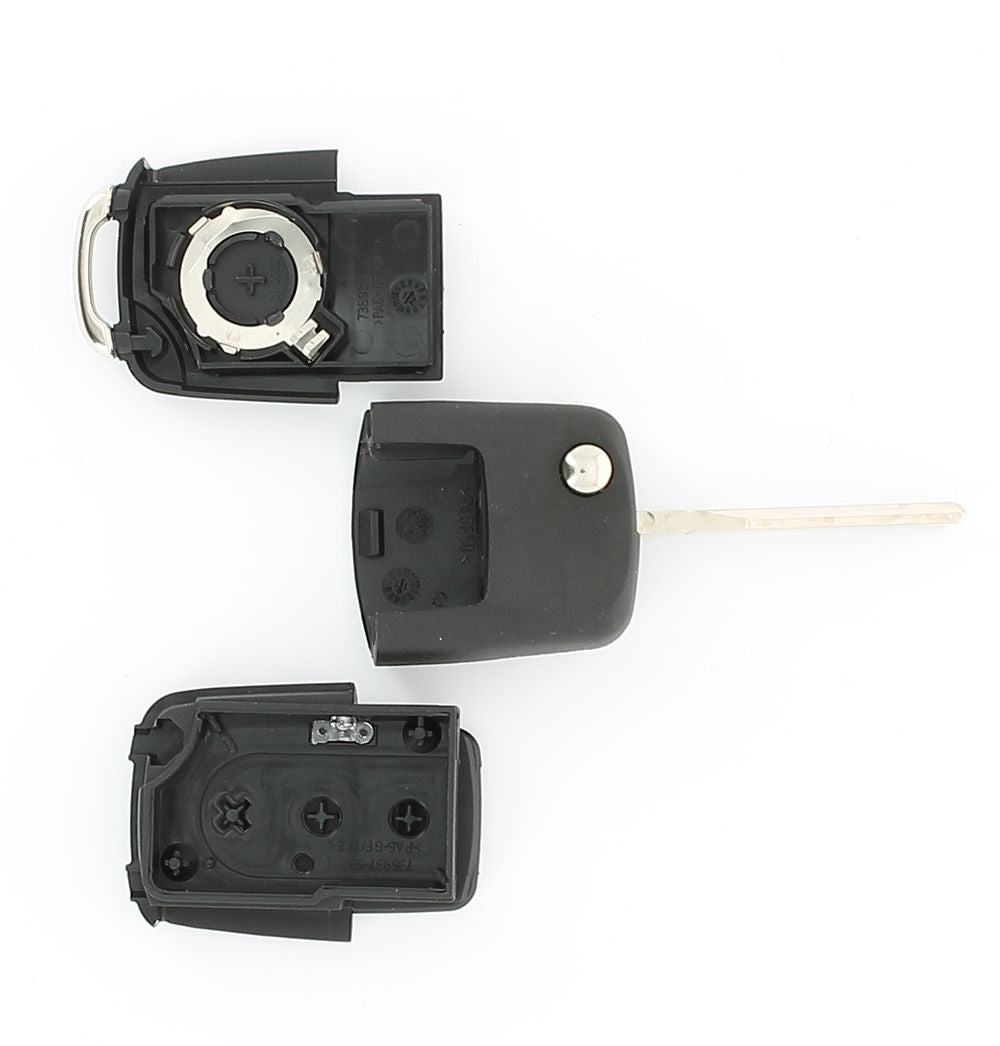 COQUE CLE ADAPTABLE POUR VAG 3 BOUTONS LAME FRAISEE KEYSKAR