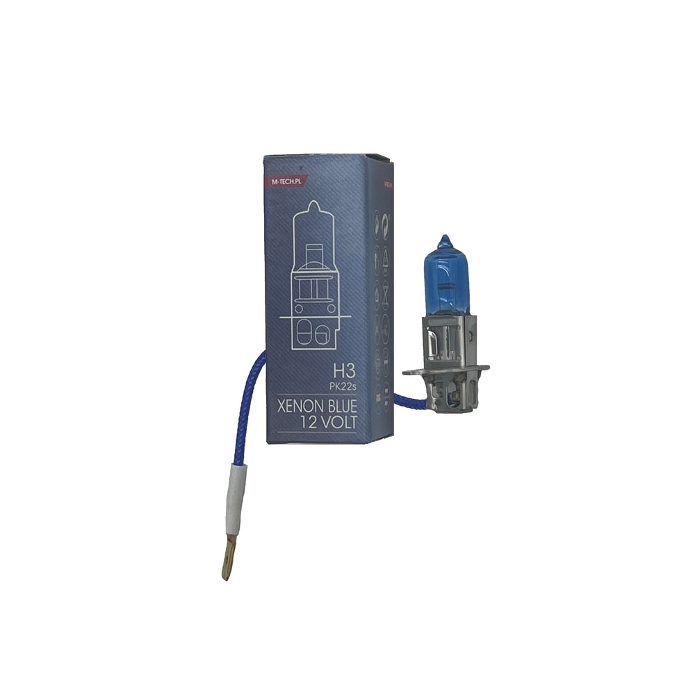 1 AMPOULE XENON BLUE H3 12V 55W PK22S MTECH