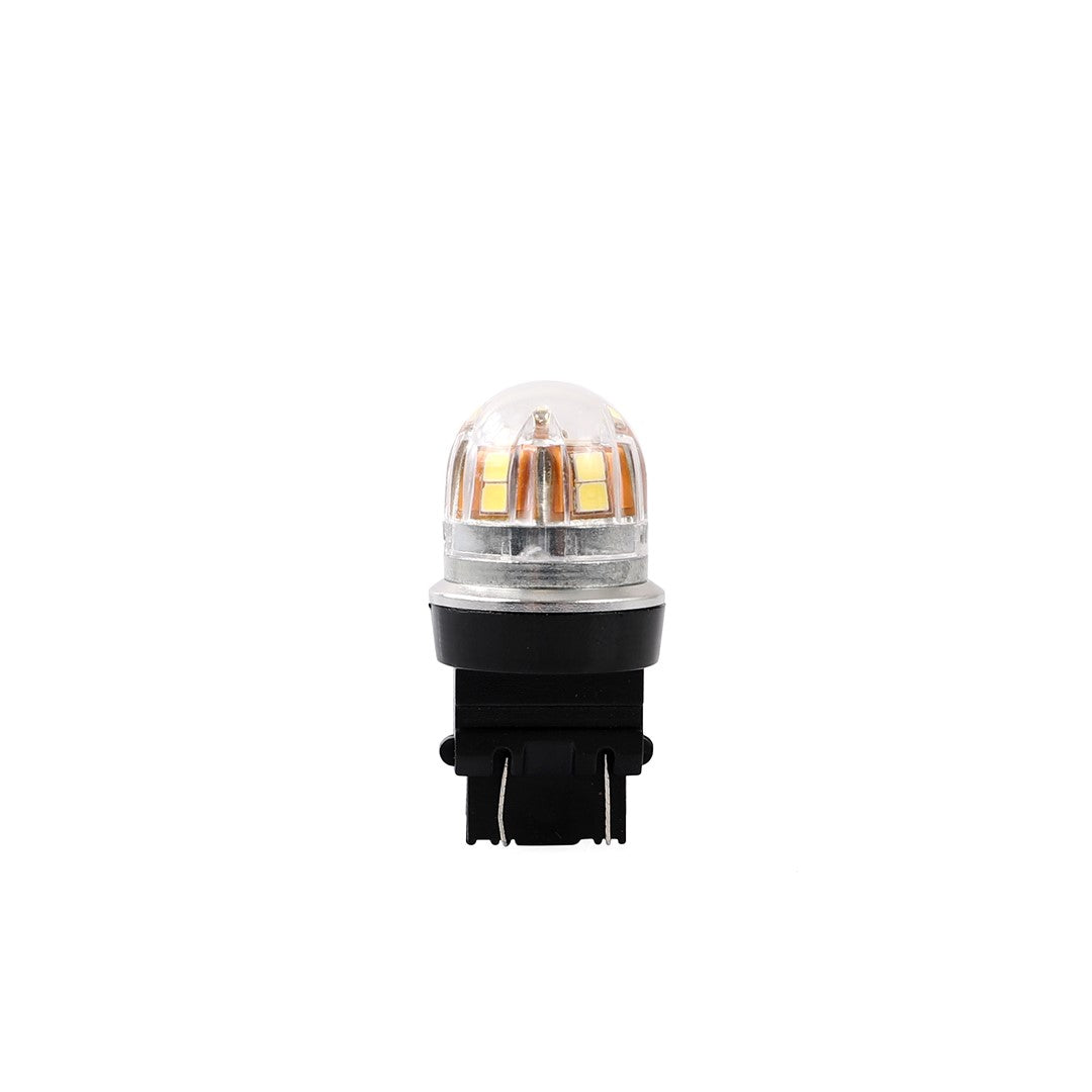 AMPOULE LED X 1 - 3157 - P27/7W - 15X2835SMD CANBUS 12-24V BLANC (LB831W-01B PLATINUM)