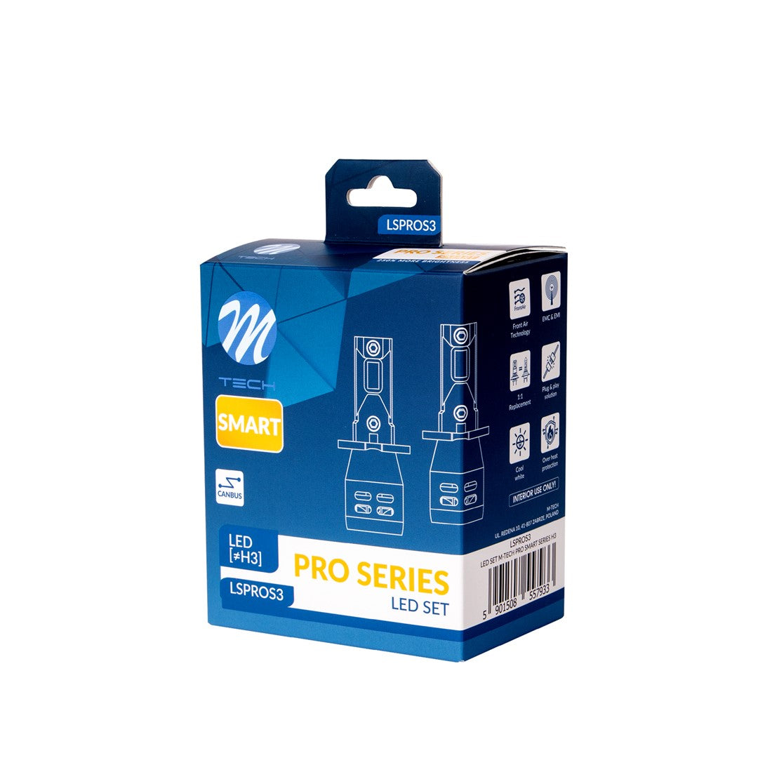 2 AMPOULES LED H3 32W 12V 6000K 3200LM MAX PLUG AND PLAY