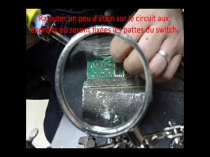 10 SWITCH BOUTON 4 BROCHES SWC4