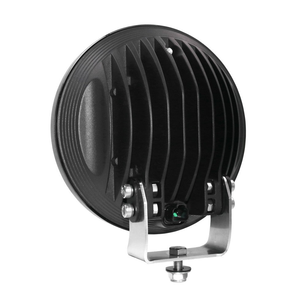 PROJECTEUR LONGUE PORTEE LED CREE ROND - 72W 12-32V NOIR 230mm
