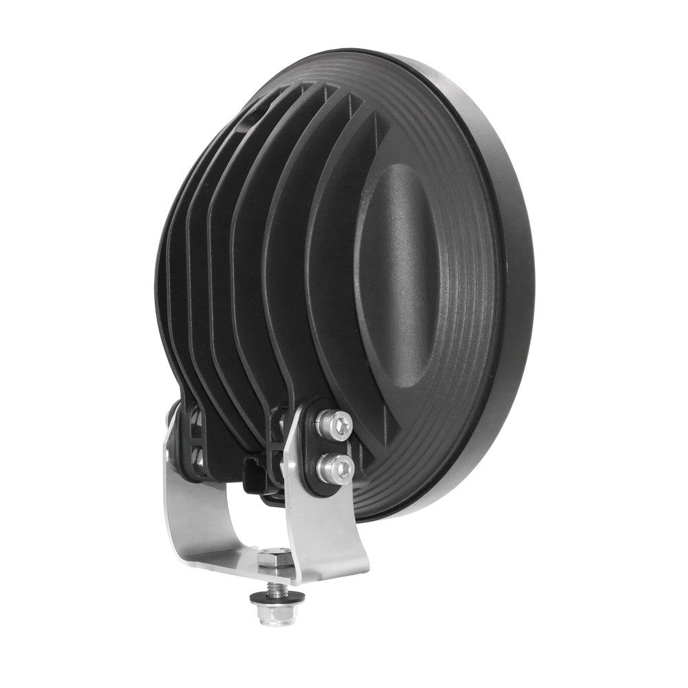 PROJECTEUR LONGUE PORTEE LED CREE ROND - 72W 12-32V NOIR 230mm