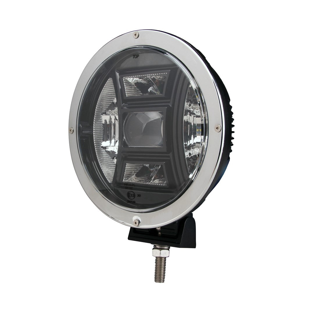 PROJECTEUR LONGUE PORTEE LED CREE ROND 70W, 2GEN., CHROME, 220mm