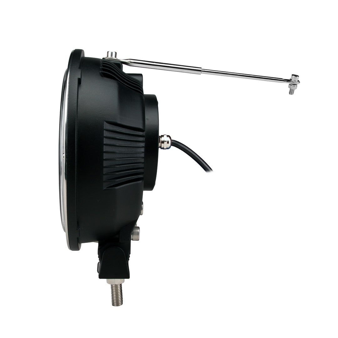 PROJECTEUR LONGUE PORTEE LED CREE ROND 70W, 2GEN., CHROME, 220mm