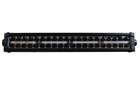 PROJECTEUR LONGUE PORTEE LED CREE - DOUBLE RANGEE - 30W 10-32V NOIR 7 CM