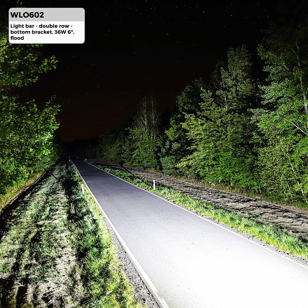 RAMPE 12 LED OSRAM 36W 6500K 2400LM BOITIER ALUMINIUM 161x63x107mm