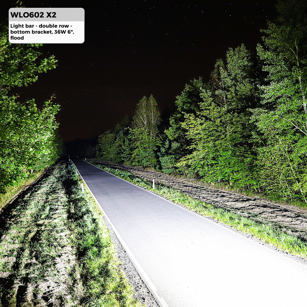 RAMPE 12 LED OSRAM 36W 6500K 2400LM BOITIER ALUMINIUM 161x63x107mm