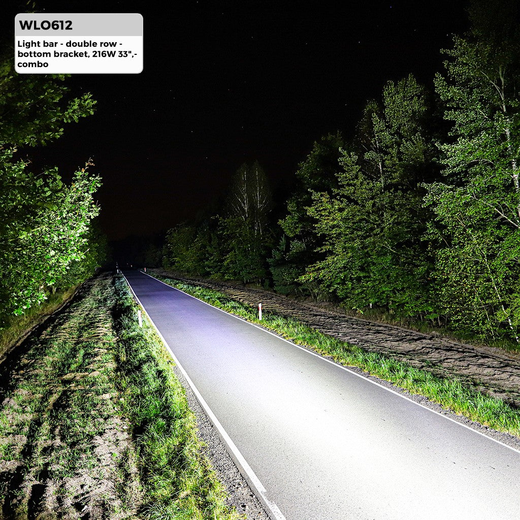 RAMPE LUMINEUSE LED CREE 216W 10-30V 843x63x107mm