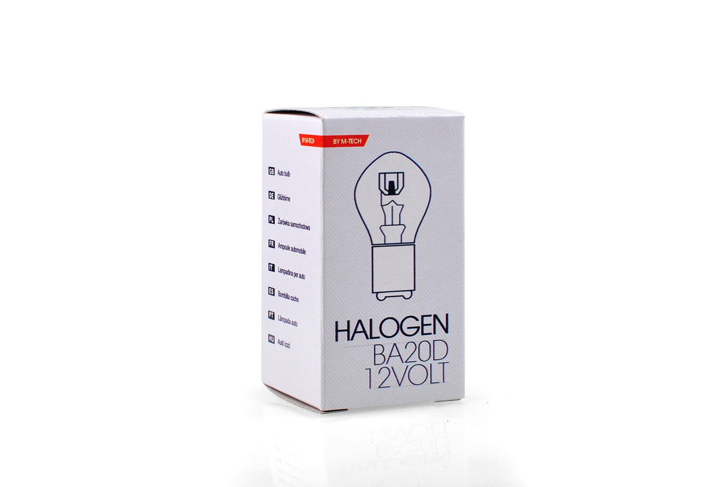 AMPOULE HALOGENE BA20D (S2) 12V 30/35W (BOITE) X1 MTECH