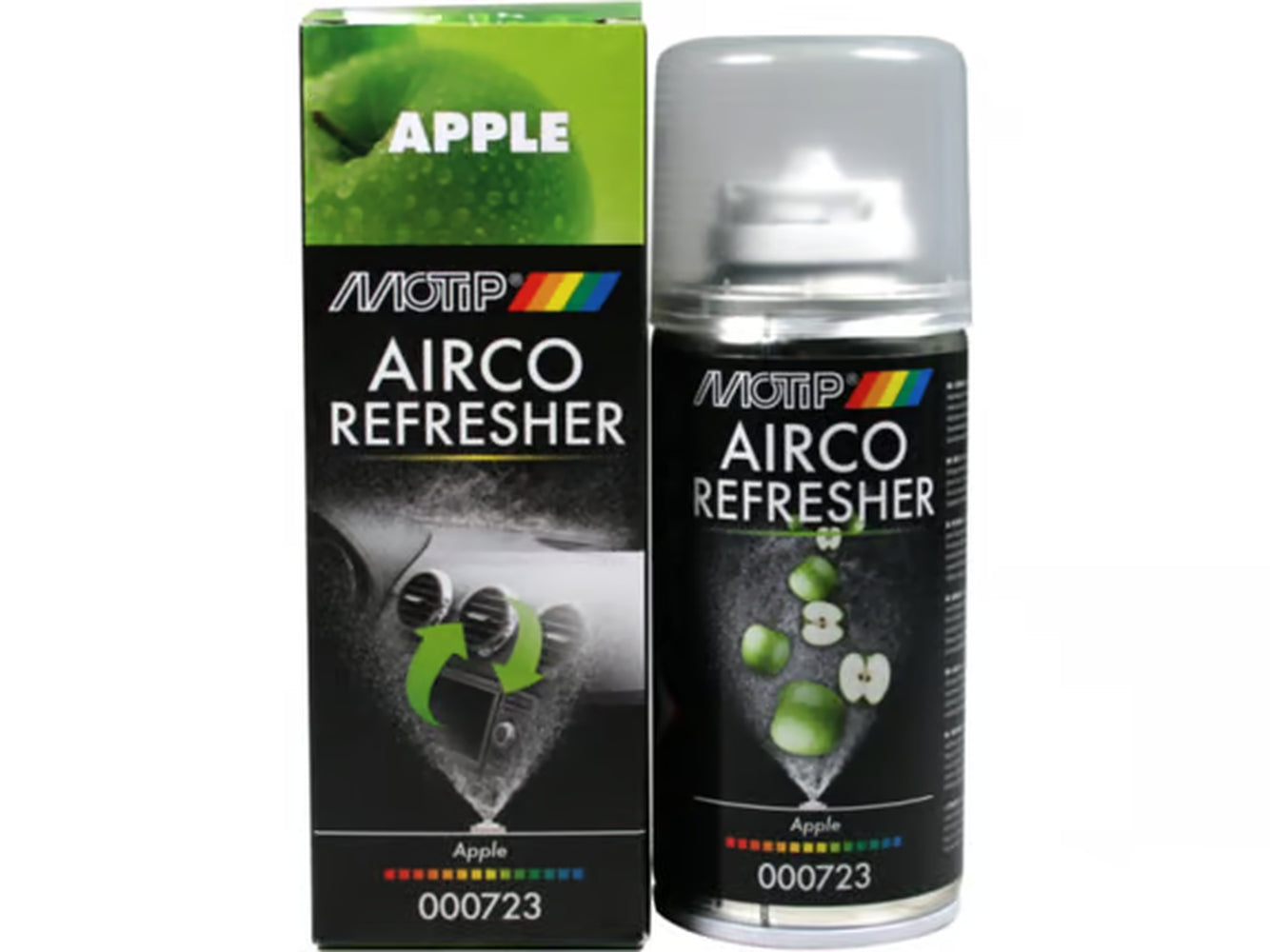 DESODORISANT CLIMATISATION POMME AEROSOL 150ML MOTIP