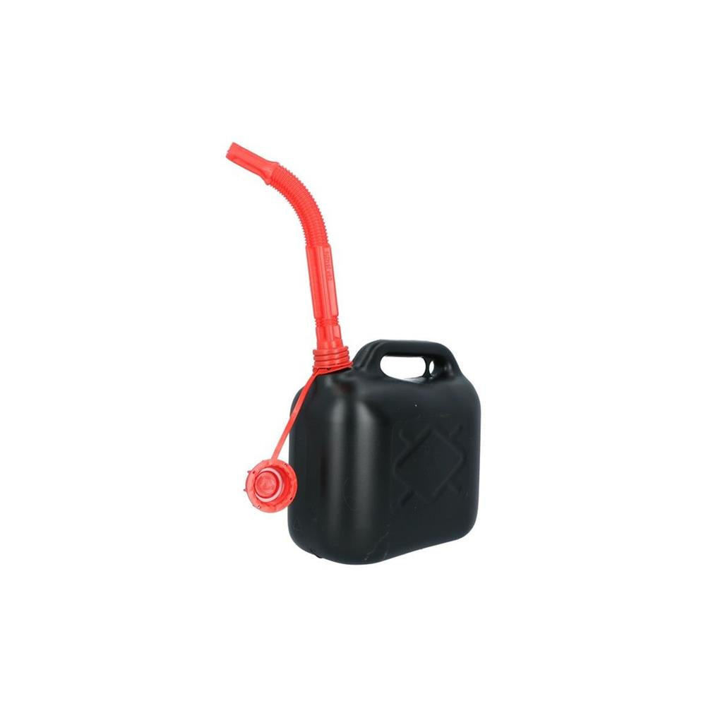 Jerrican Carburant Carpoint 5 Litres Noir Homologué ONU - Bidon Essence/diesel Avec Bec Verseur Flexible