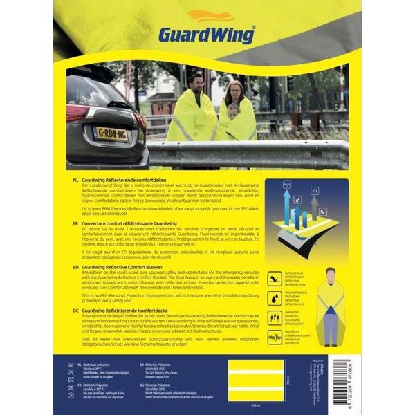 COUVERTURE DE SECURITE REFLECHISSANTE CONFORT 150X200CM GUARDWING