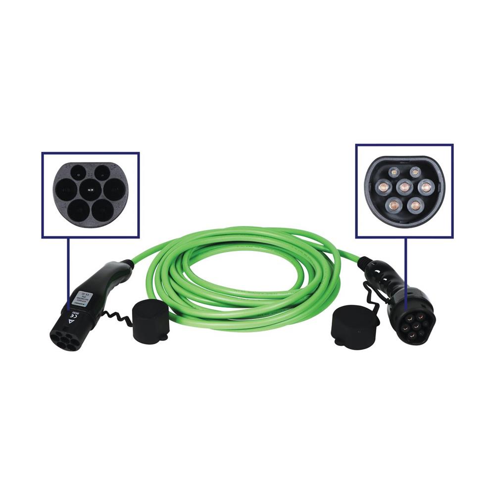 CABLE CHARGE VEHICULE ELECTRIQUE 16A MONOPHASE T2 >T2 A1P16AT2 N°3 BLAUPUNKT
